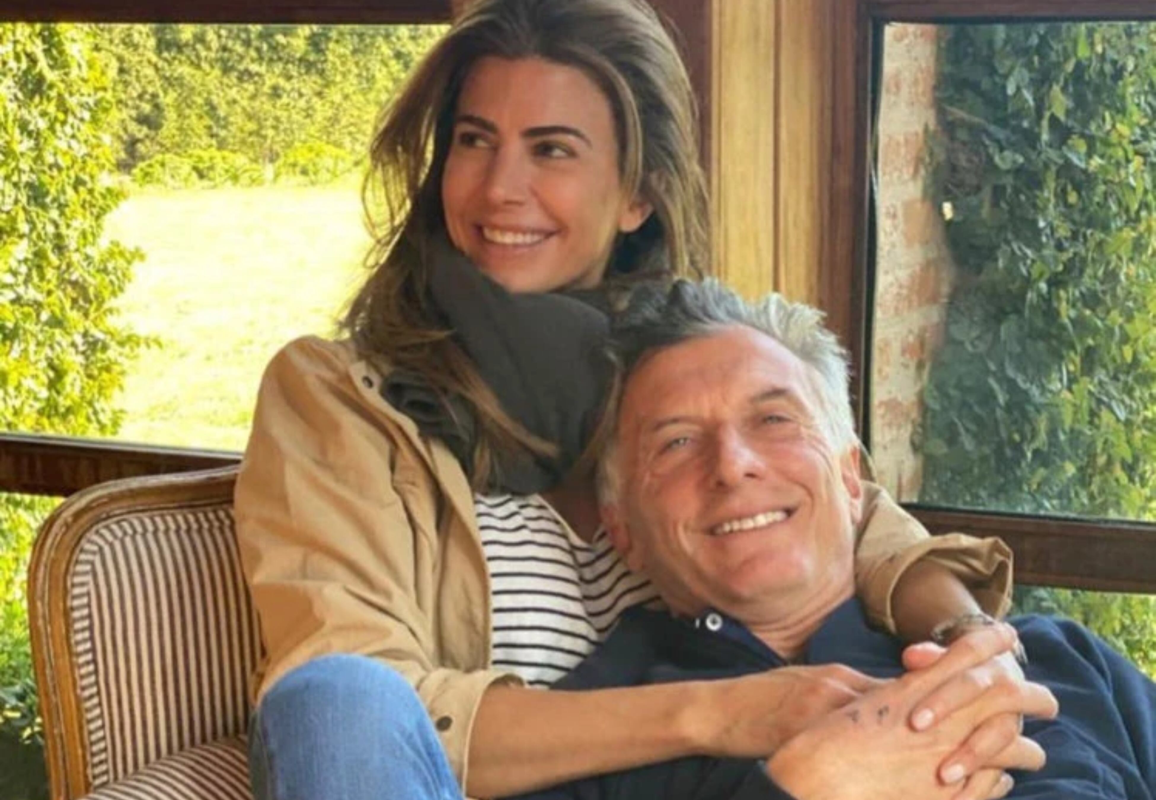 Juliana Awada y Mauricio Macri.