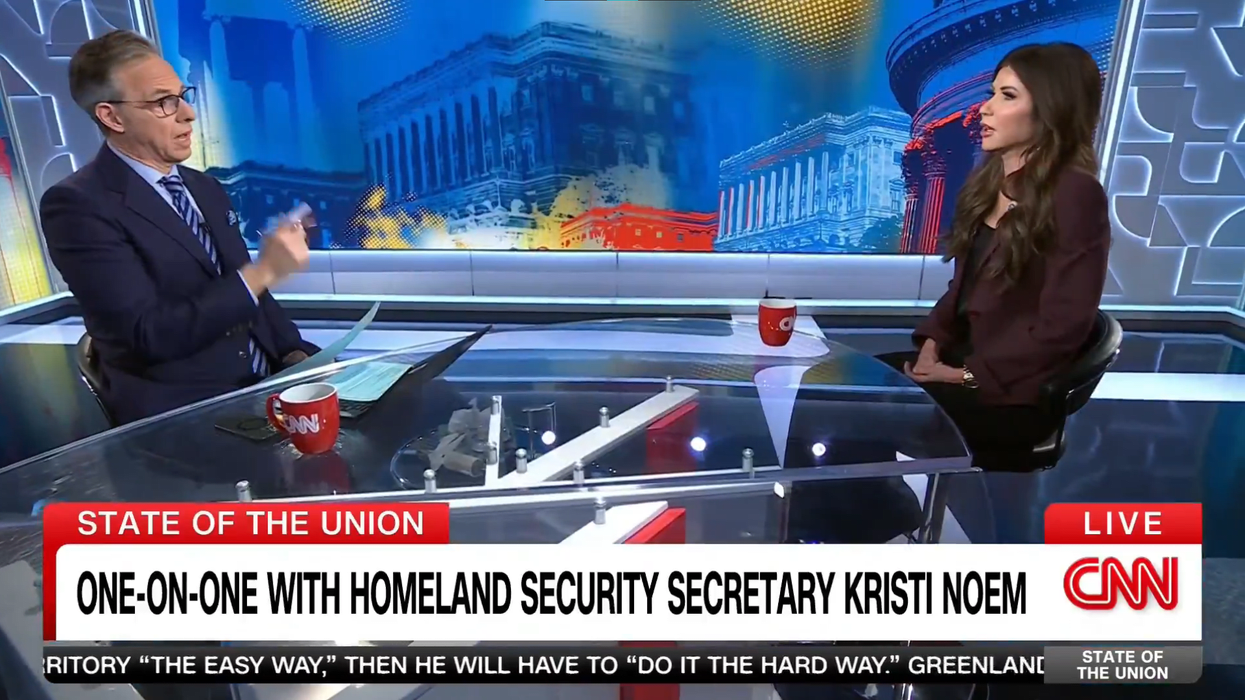Tapper calls out Noem for dodging questions