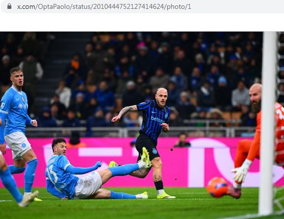 Hasil Liga Italia - Antonio Conte kartu merah, Napoli batal kalah dari Inter Milan berkat eks Man Un