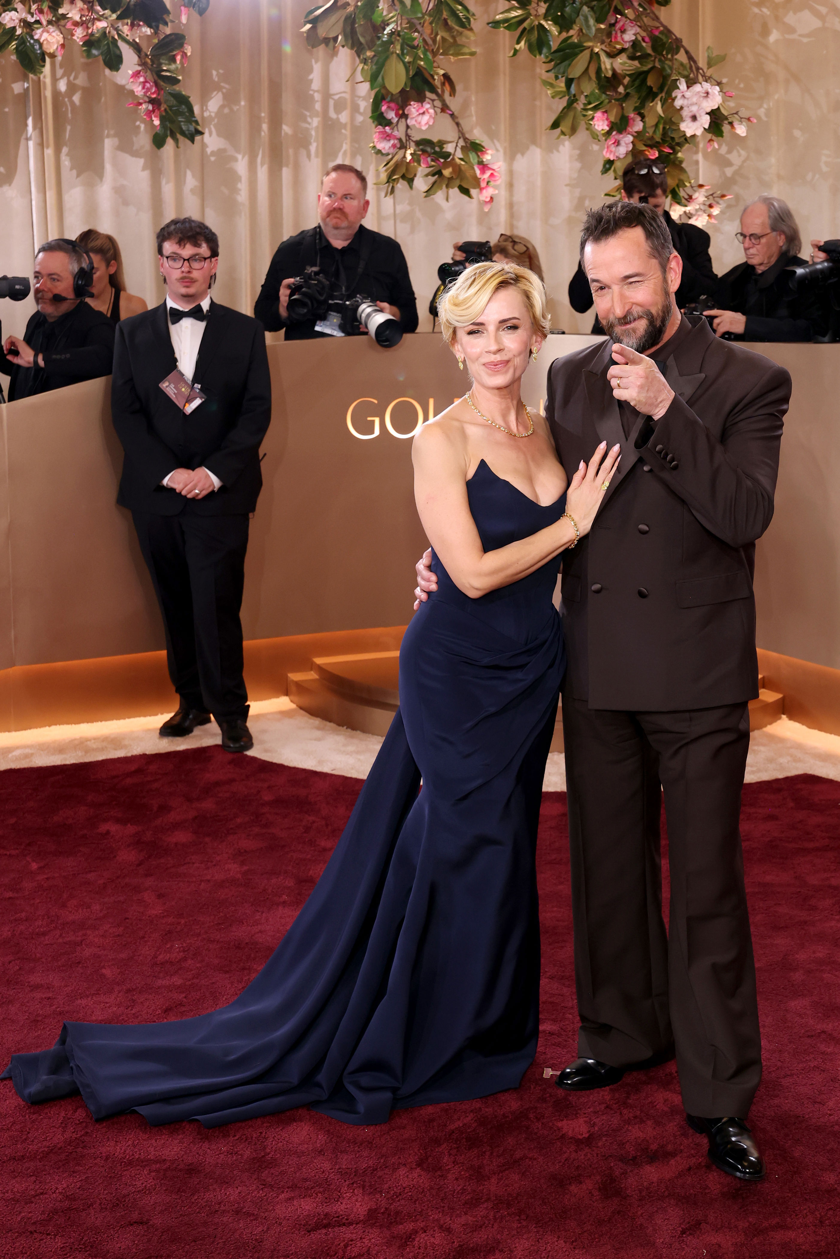 Sara Wells and Noah Wyle