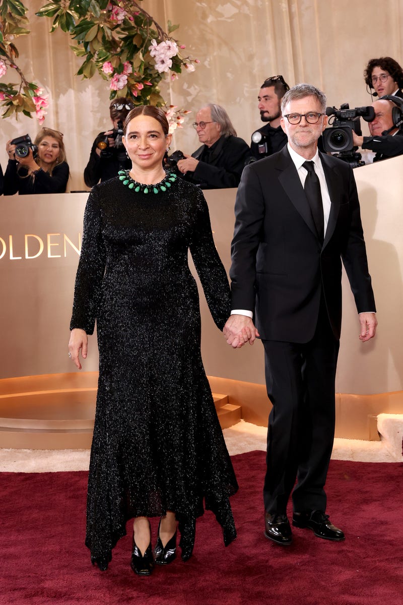 Maya Rudolph shines in Chanel while supporting partner Paul Thomas ...