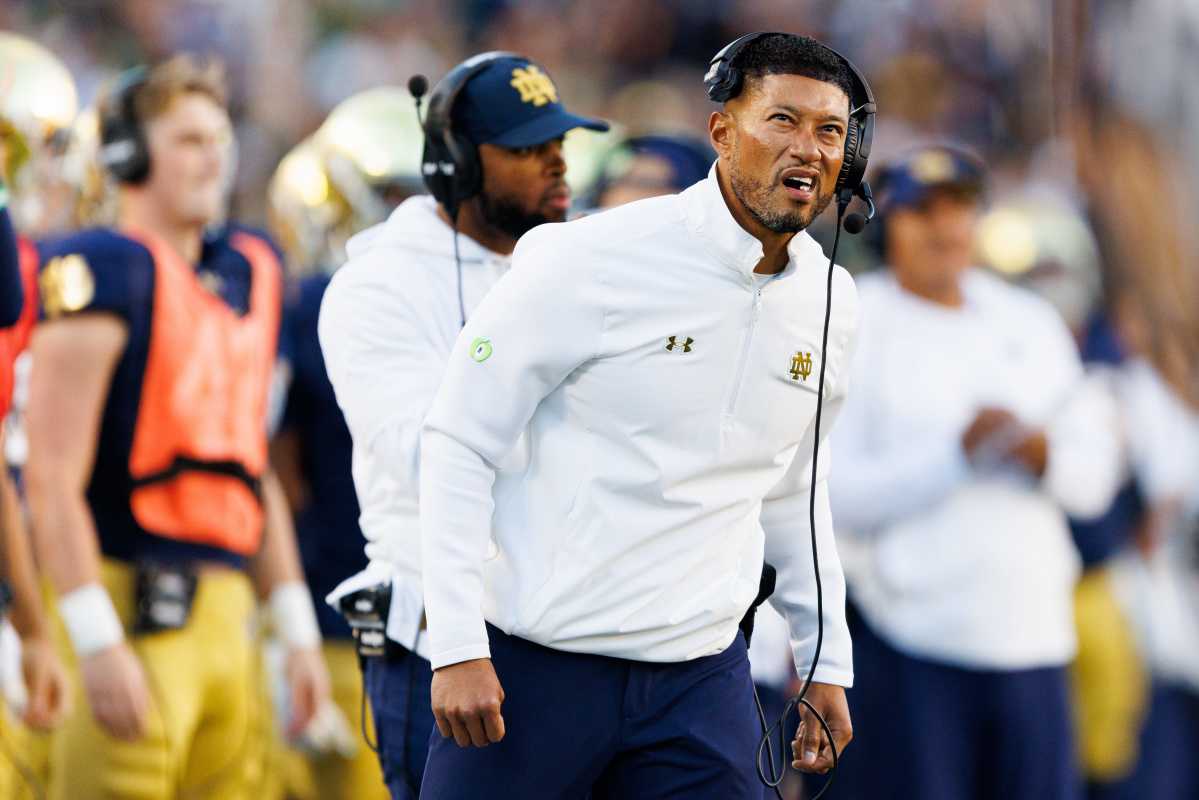 Police make decision on charges for Notre Dame coach Marcus Freeman<br><br>