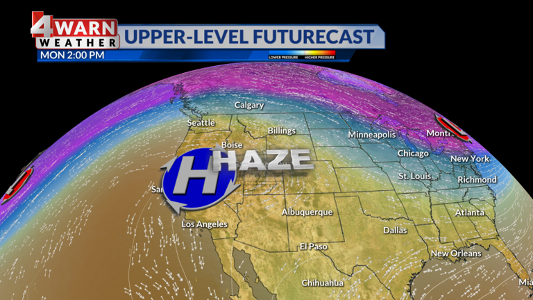 Cooler temperatures persist with inversion haze heading into the new week