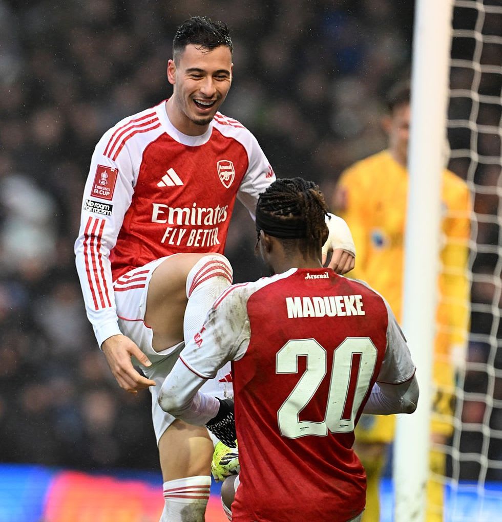 Mikel Arteta hailed Gabriel Martinelli after Brazilian nets hat-trick ...