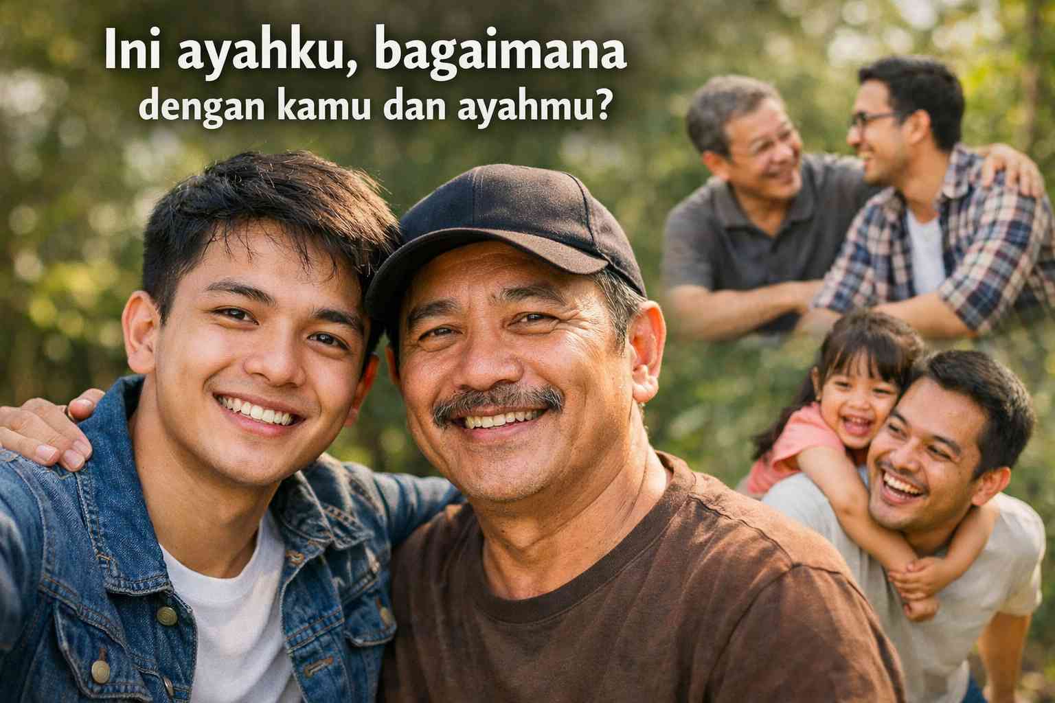Ini ayahku, bagaimana dengan kamu dan ayahmu?
