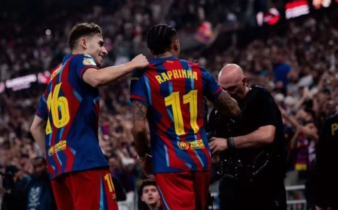 Barcelona juarai Piala Super Spanyol 2026 usai tekuk Real Madrid 3-2 di Stadion King Abdullah