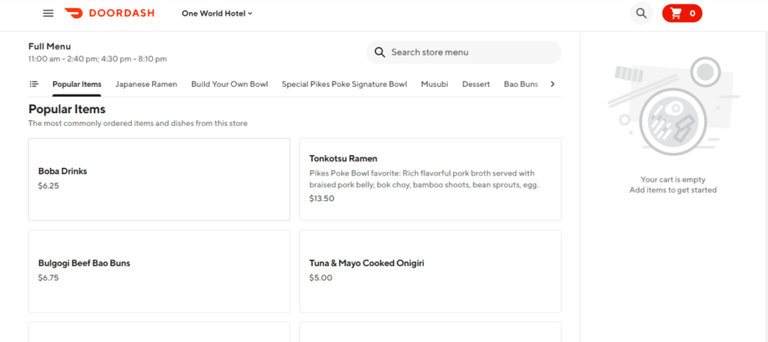 Kura Japanese restaurant menu with prices [updated 2026]
