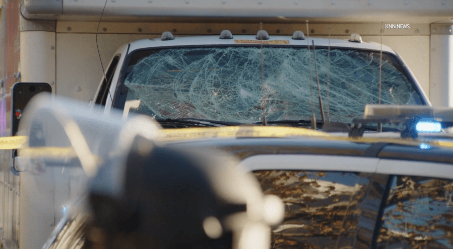 U-Haul truck plows into LA demonstrators marching in support of Iranian protests<br><br>