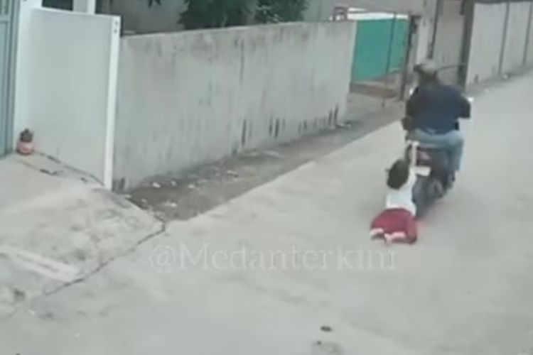 Viral video siswi SD terseret puluhan meter demi gagalkan pencurian ponsel