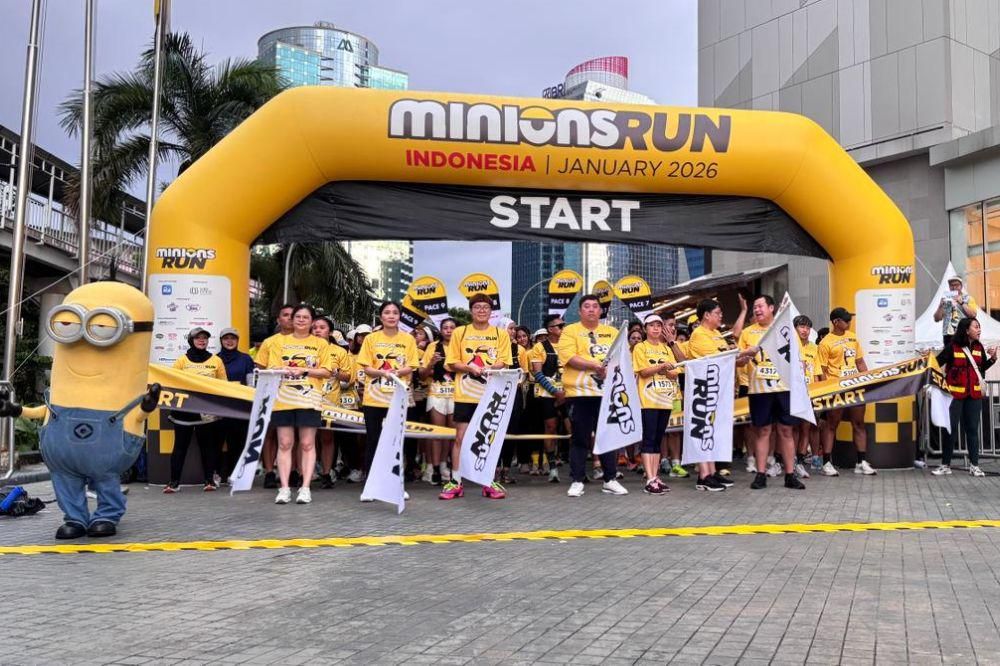 Fun run bertema Minions, ajak remaja dan keluarga gaya hidup aktif
