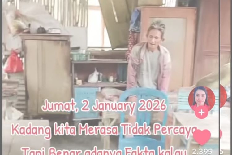 Seorang lansia di Bangka makan ampas kelapa demi bertahan hidup