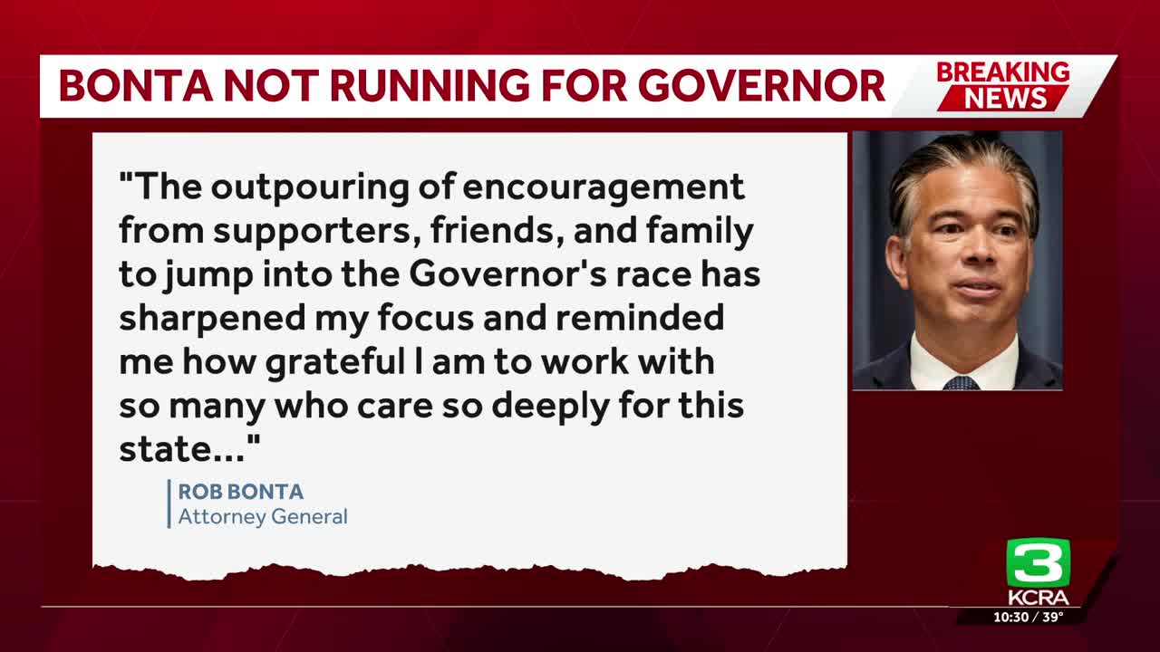 Rob Bonta announces re-election campaign for California attorney general