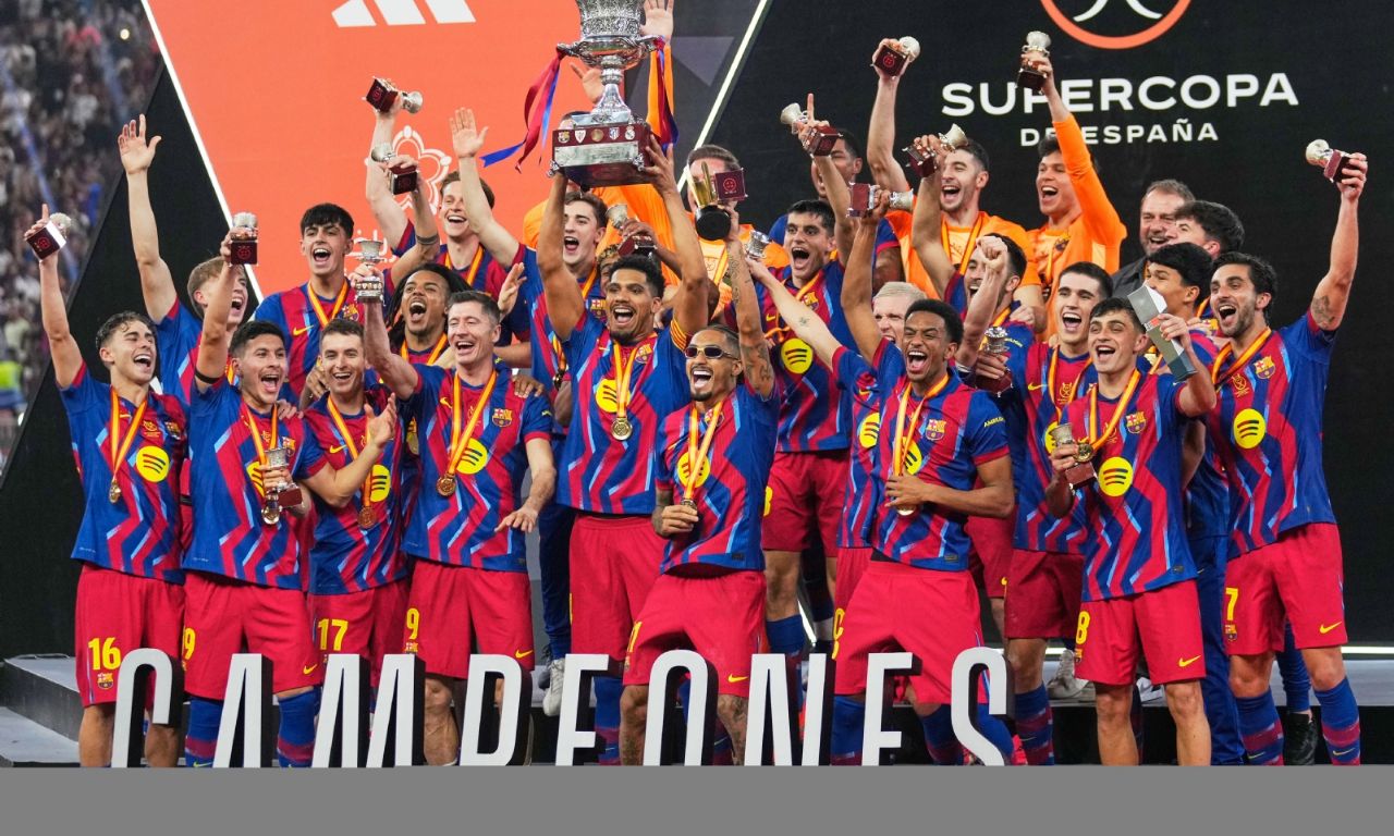 Barcelona conquista la Supercopa de España tras derrotar 3-2 al Real Madrid