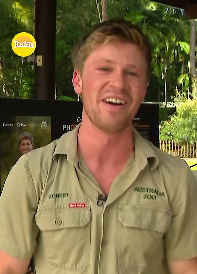 Robert Irwin left red-faced on national TV as he's asked about his love ...
