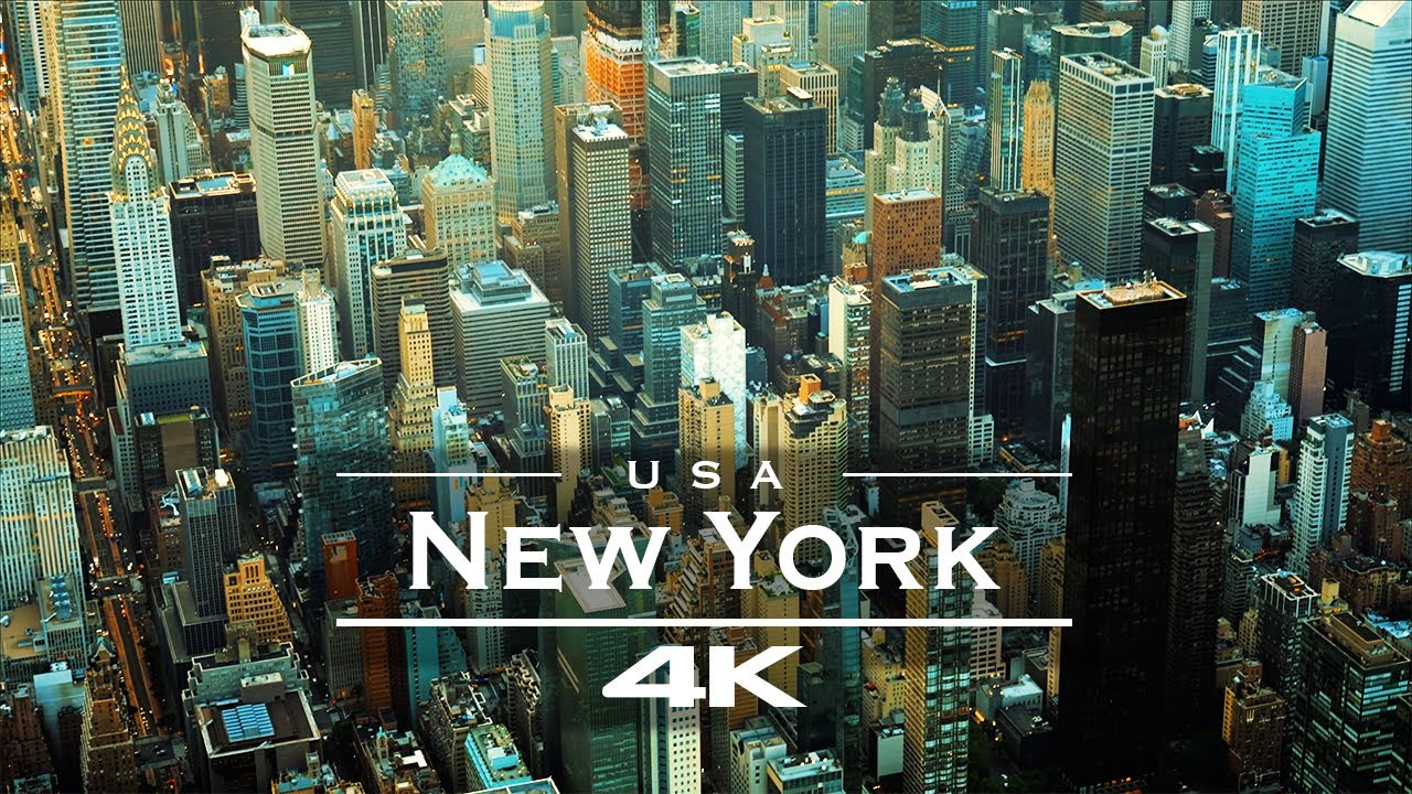 New York City in 4K | Day & night drone views of One World Trade & skyline
