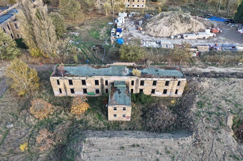 Abandoned RAF site with defaced house where 170 new homes could be built