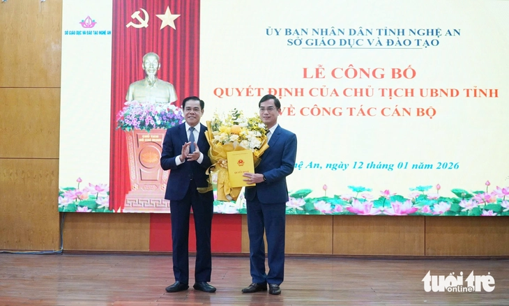 Nghệ An có tân giám đốc Sở Giáo dục và Đào tạo