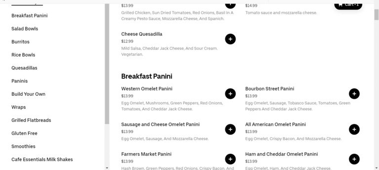 Sandella’s Flatbread Cafe and Catering menu with prices [updated 2026]