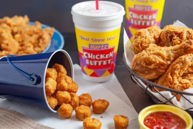 Hartz Chicken Buffet menu prices with calories [updated 2026]