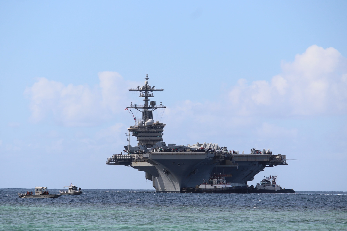 US warships arrive in Middle East amid fears Trump will strike Iran