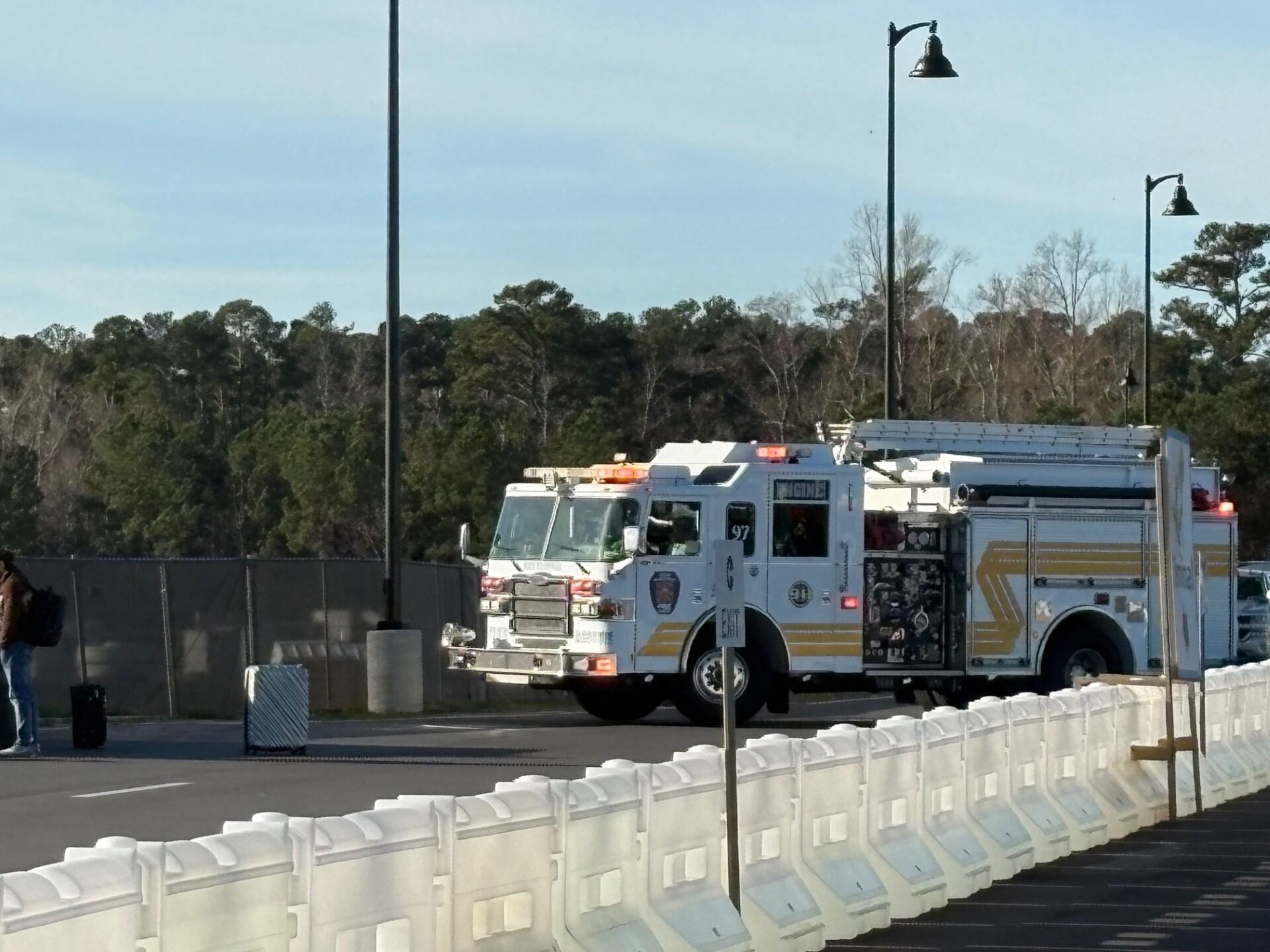 Crews responding to gas leak at ILM airport