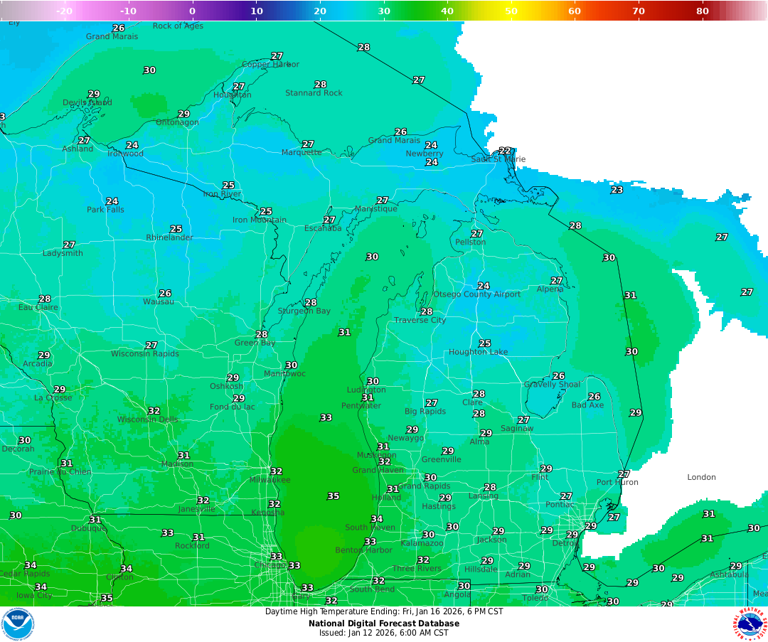 How long will the cold last? Arctic air to settle over Michigan