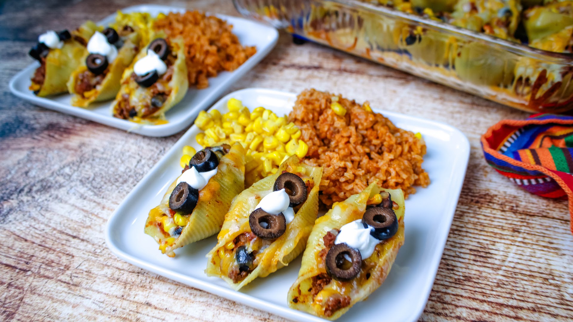 These taco stuffed shells are a fun twist for taco night