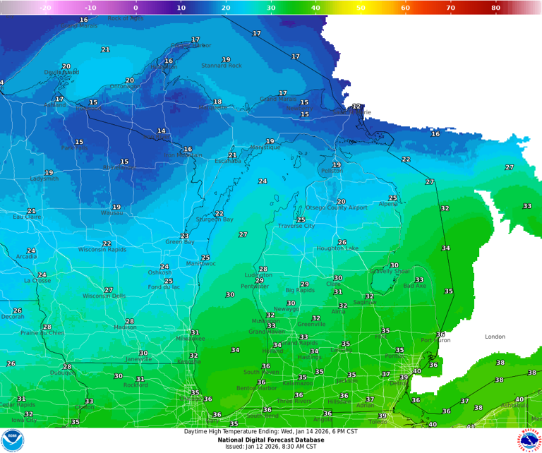How long will the cold last? Arctic air to settle over Michigan