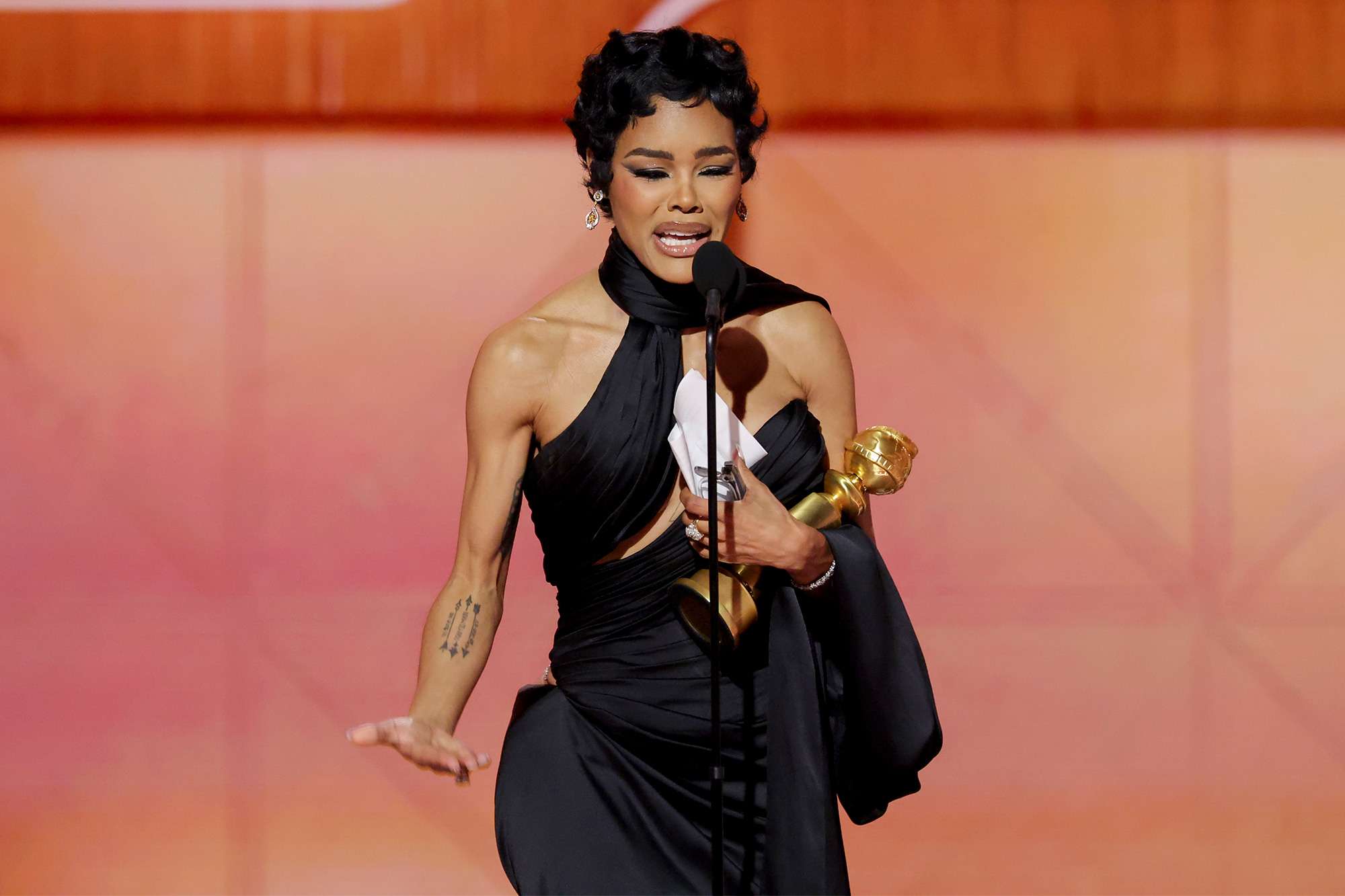 Teyana Taylor says she's 'still gagging' after winning her first Golden  Globe: 'I don't take any of this for granted'