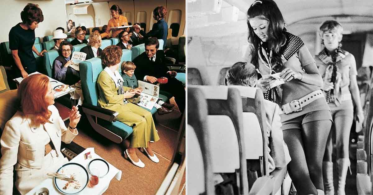 25 photos from when flying economy was still an option