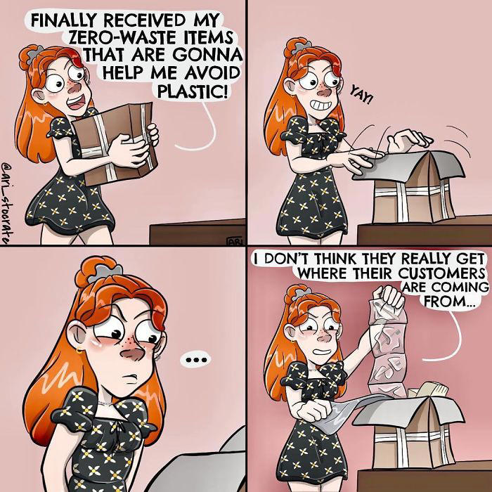 20 everyday problems illustrated in cute and funny comics by Parisian ...