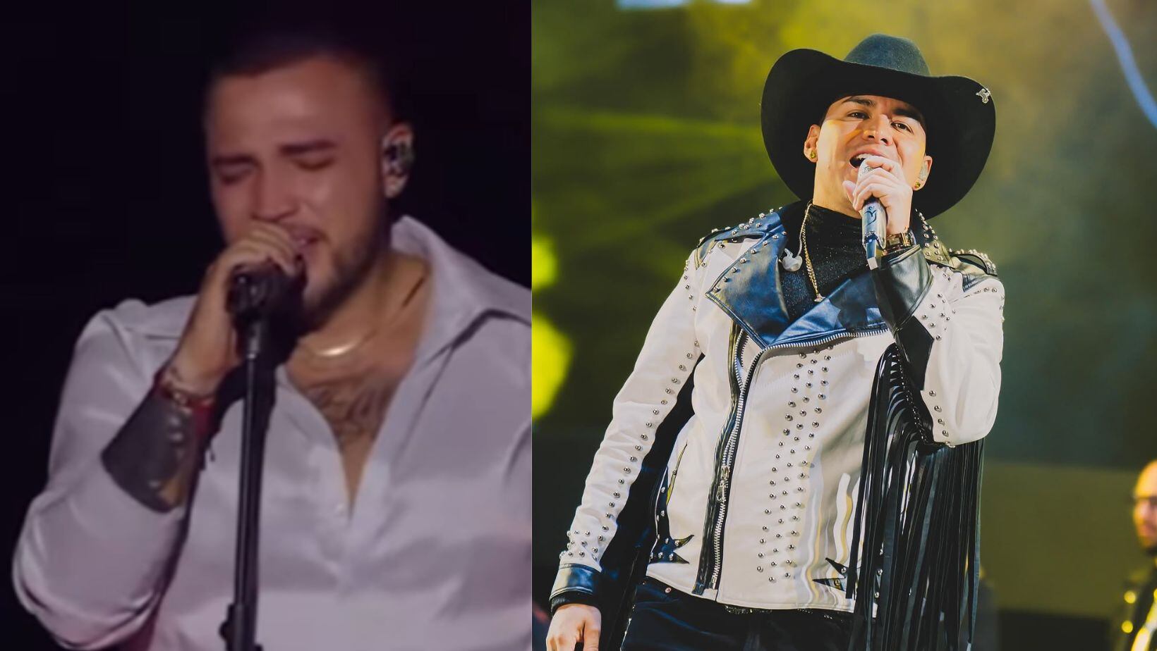 Video: Jessi Uribe rompió en llanto en medio del sentido homenaje que le  rindió a Yeison Jiménez con la canción 'Si ya me voy'