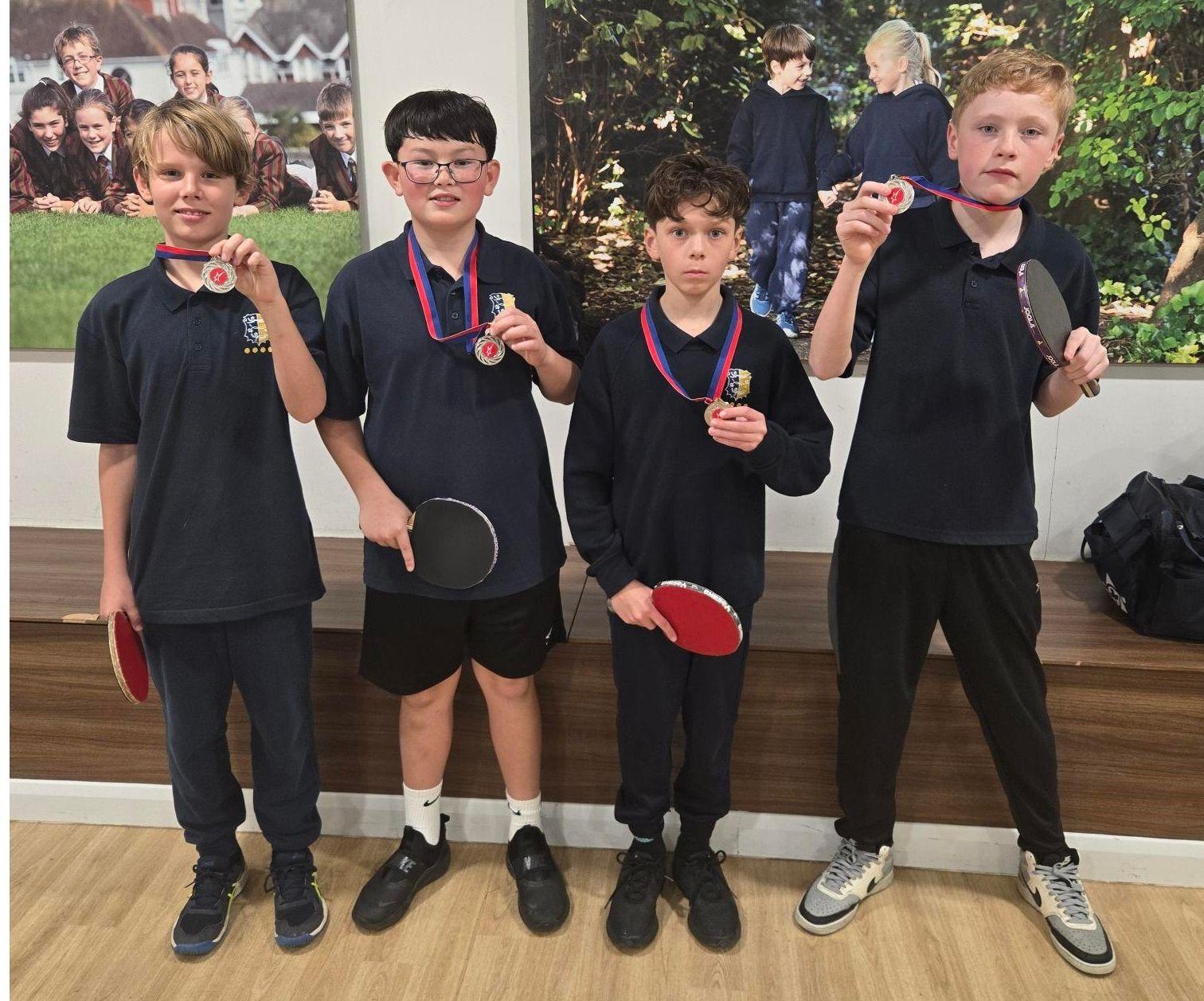 Silver glory for Ark Alexandra as young table tennis stars shine