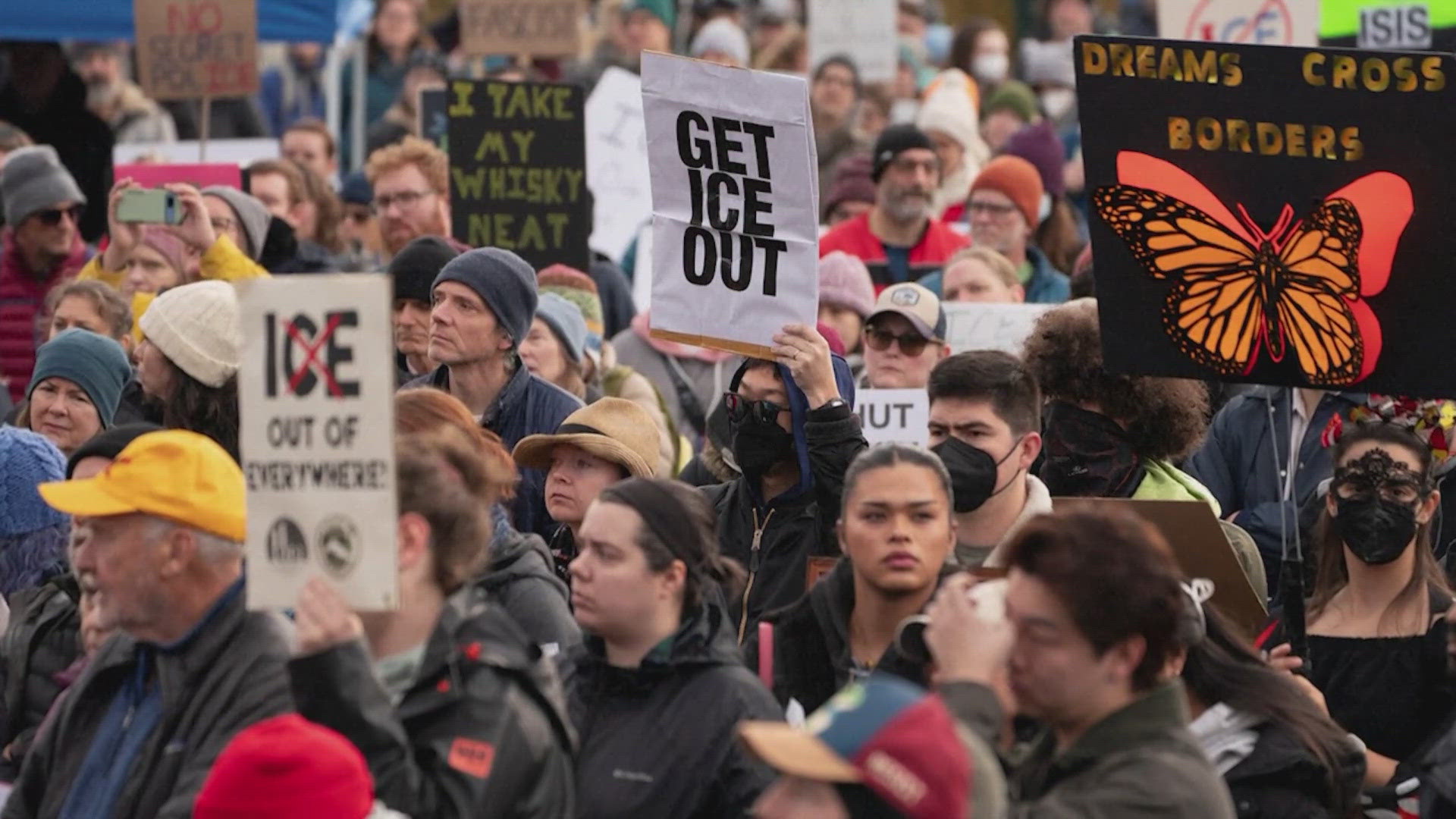 Anti-ICE protests held across the US after death of Minneapolis woman