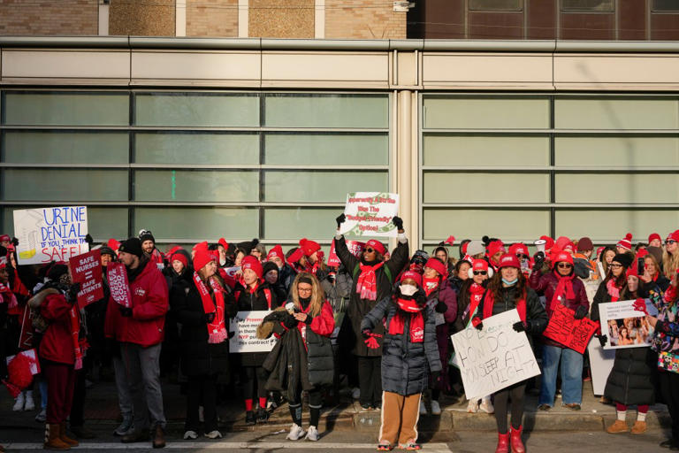 Thousands of nurses go on strike at several major NYC hospitals