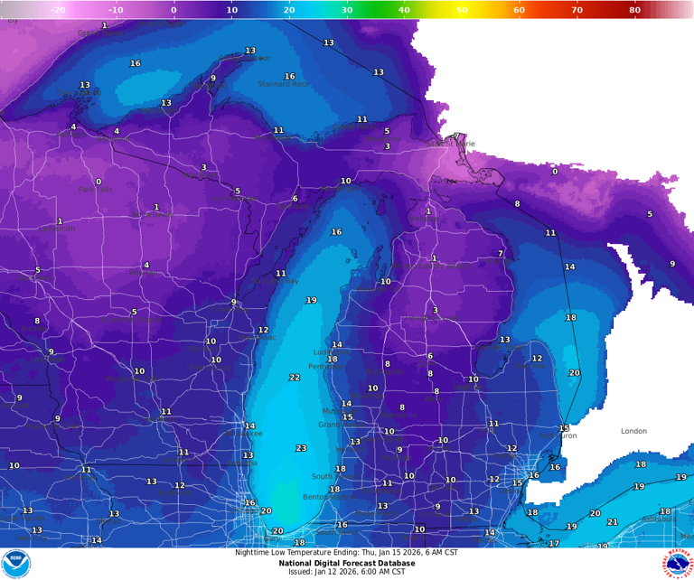 How long will the cold last? Arctic air to settle over Michigan