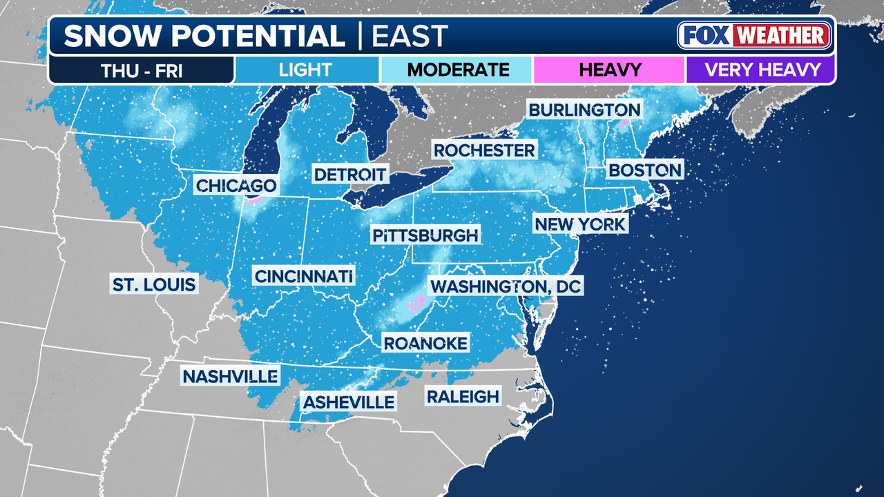 Snow possible in NYC later this week as colder air returns l Forecast
