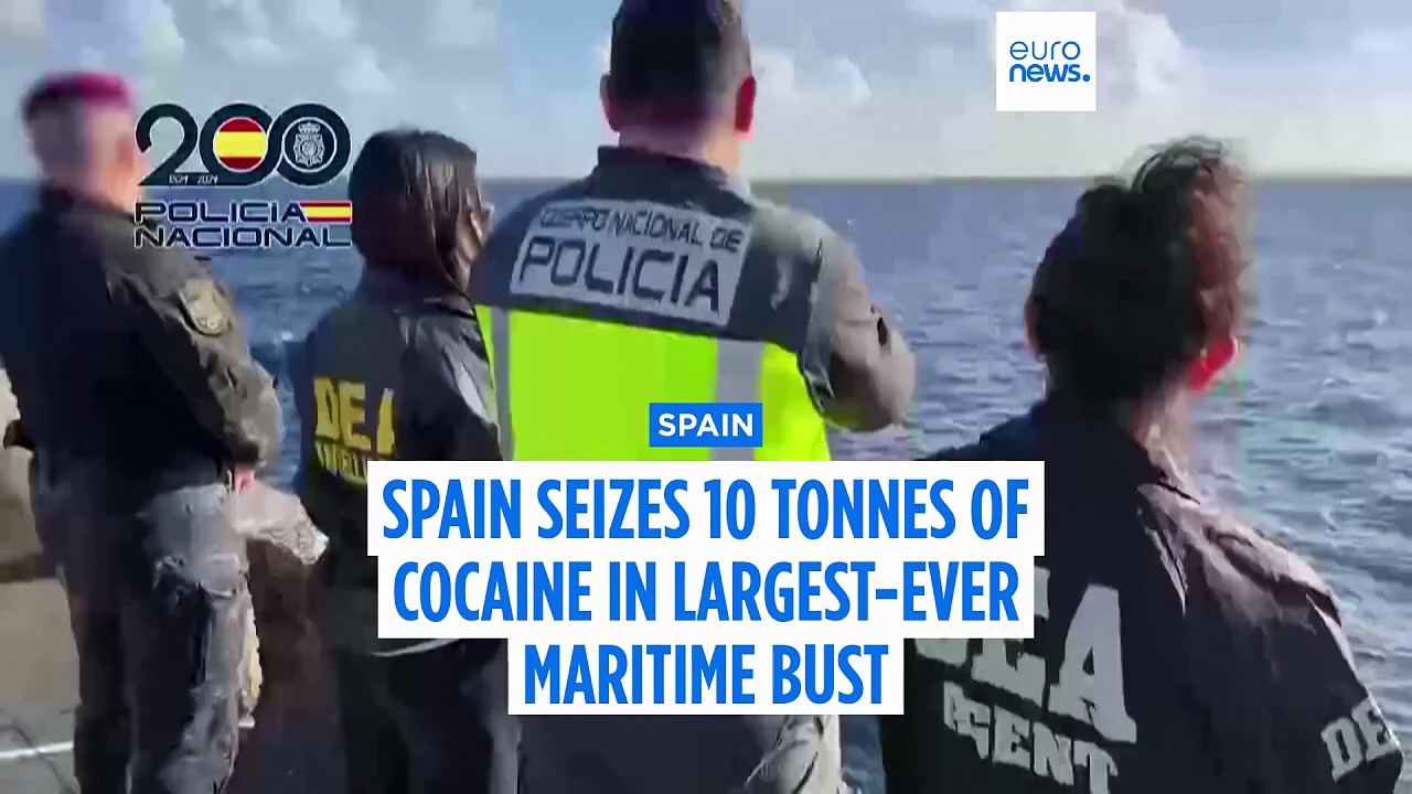 Spain seizes 10 tonnes of cocaine in largest-ever maritime bust