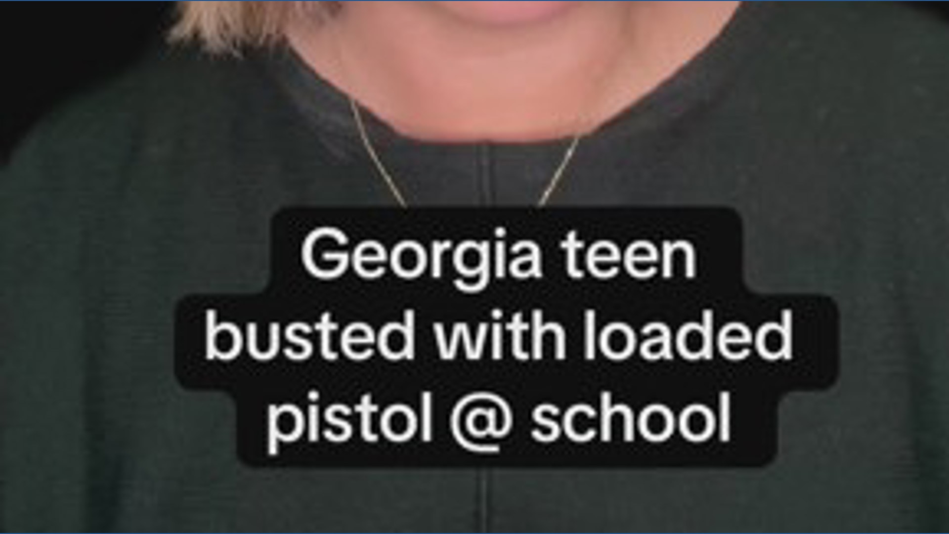 Student arrested for having loaded gun at school