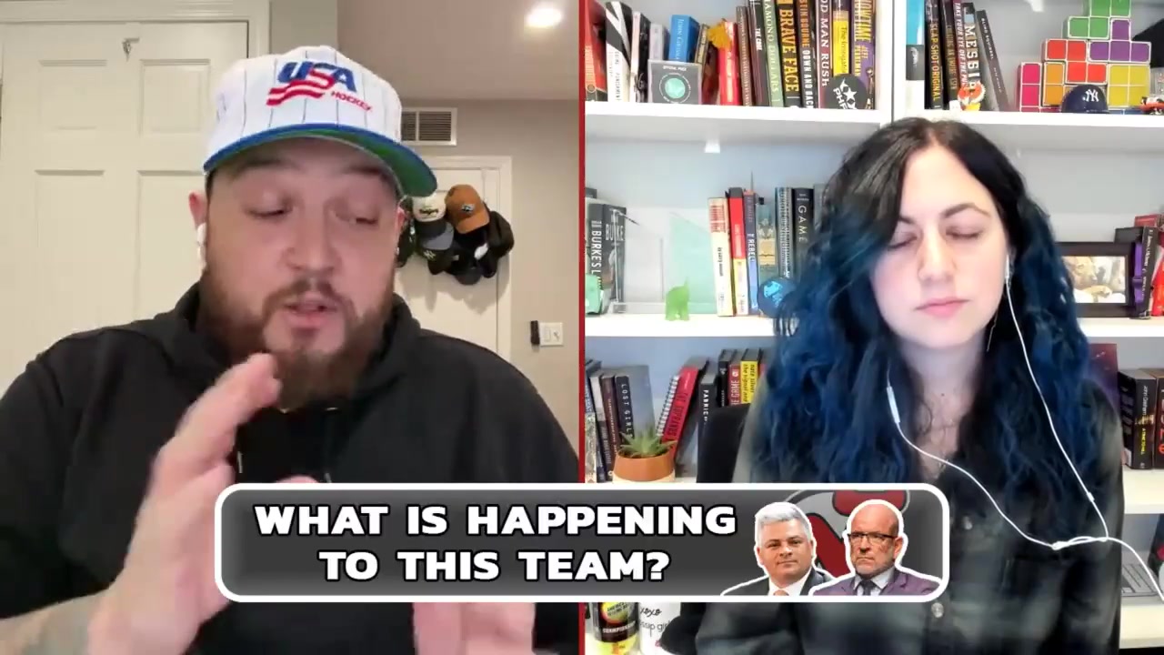 Discussing Devils' core and concerns on the back end with Shayna ...