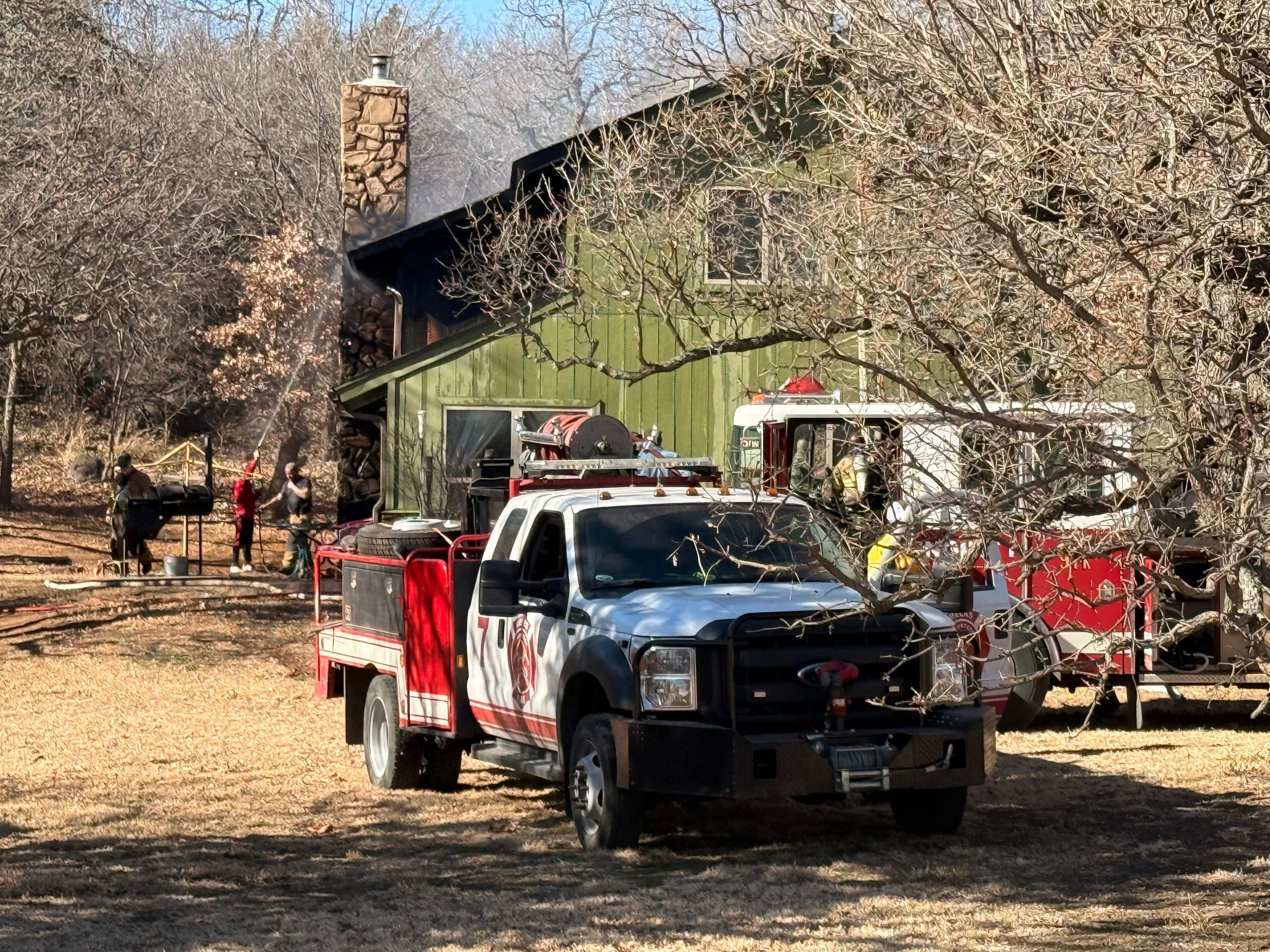 Multiple departments respond to house fire in Mountain Village Park