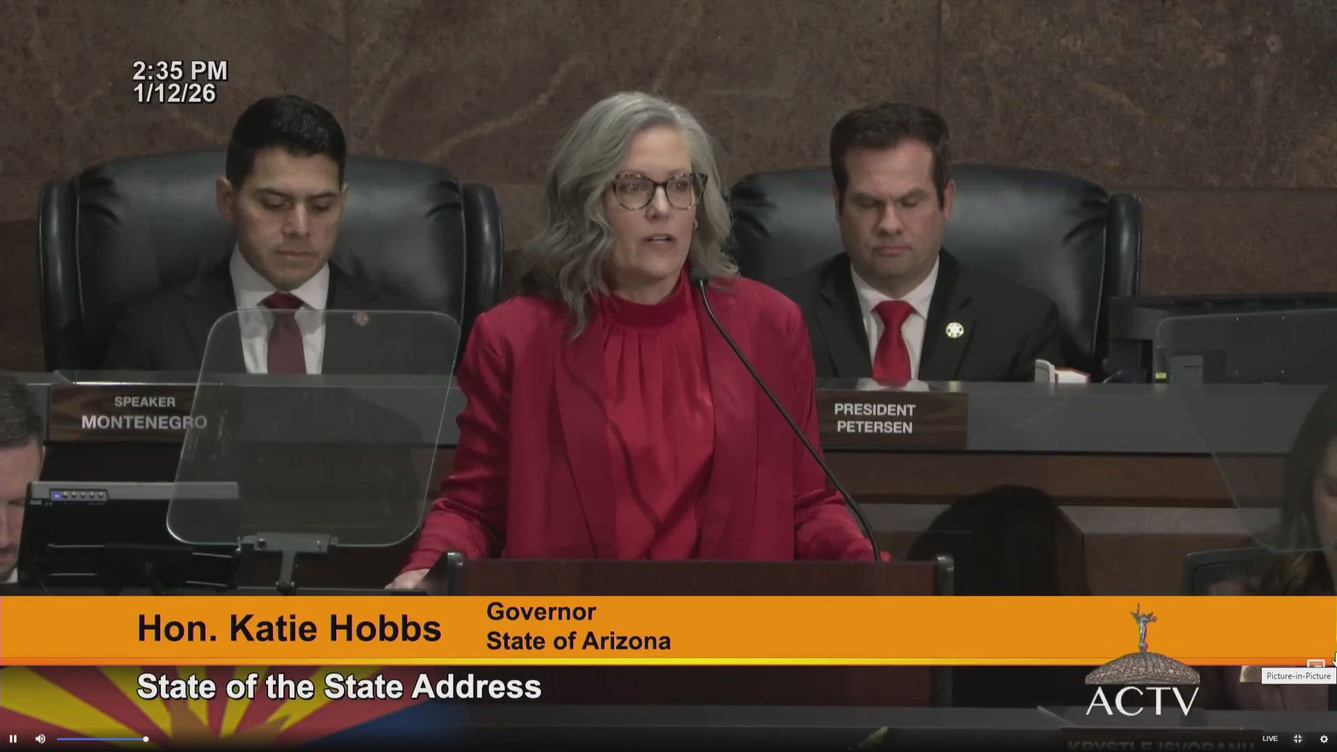 Gov. Katie Hobbs delivers 2026 State of the State