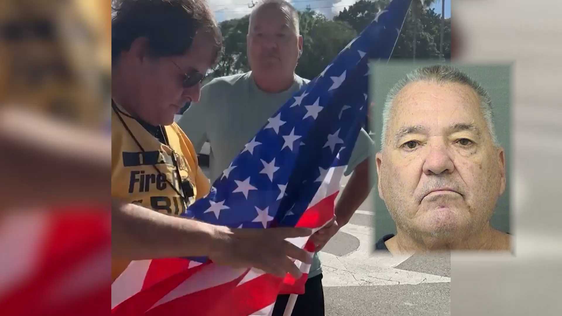Retired firefighter assaulted at anti-ICE rally; suspect claims stolen ...