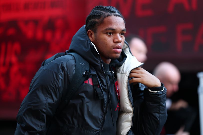 Rio Ngumoha of Liverpool during the Premier League match between Fulham and Liverpool at Craven Cottage