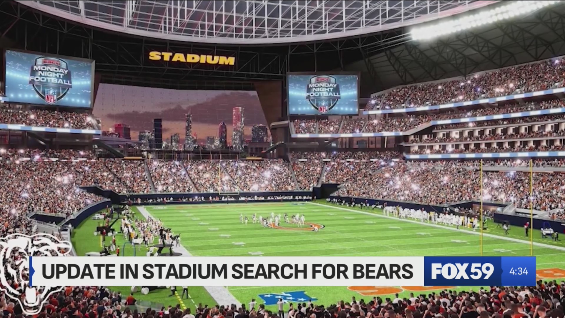 NFL commissioner tours potential stadium sites for the Bears in ...