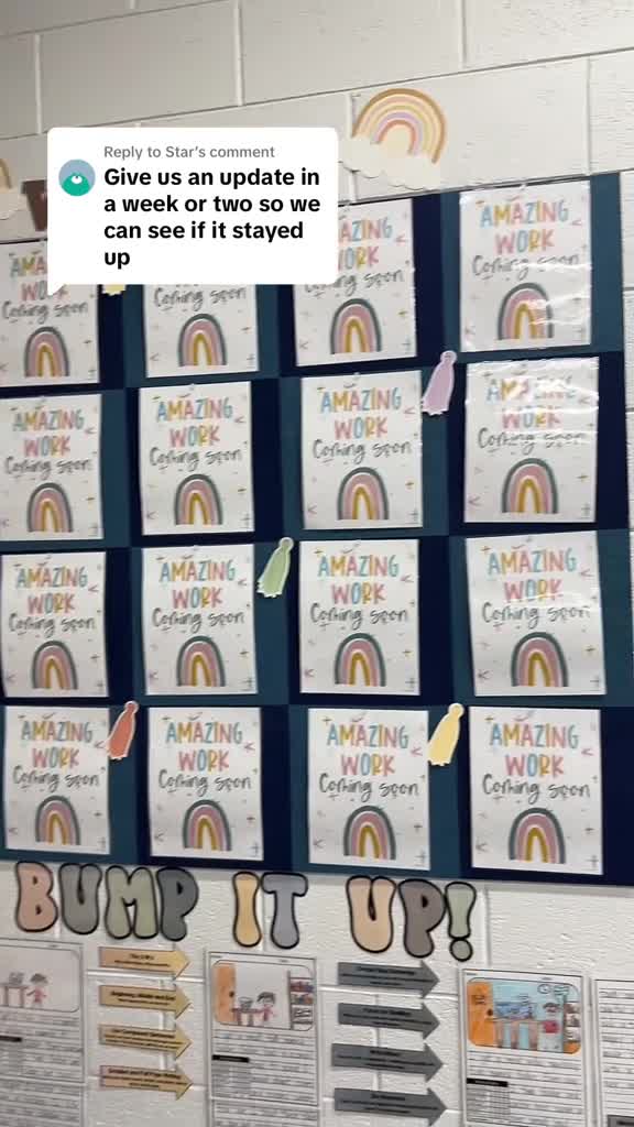 Two-week classroom wall test these felt tiles did not budge
