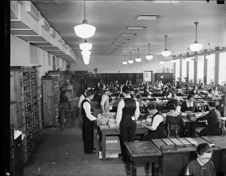 Before work-life balance: Vintage photos of American workspaces