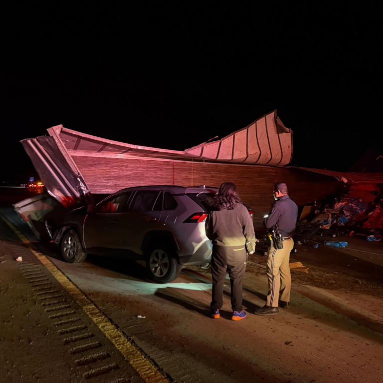 Big rig crash causes delays on Highway 99 in Merced County