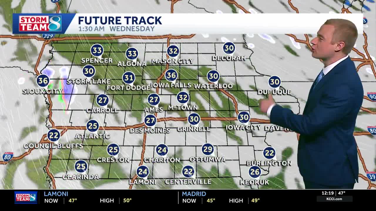 Iowa weather: A warm start to the week before cold and snow chances ...