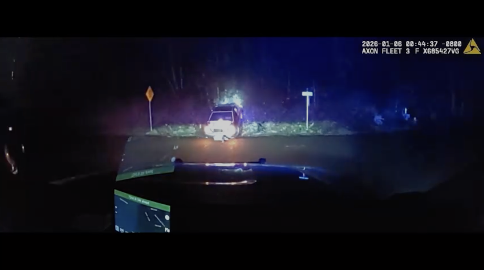 VIDEO: Police chase ends in crash, dog being ejected from windshield